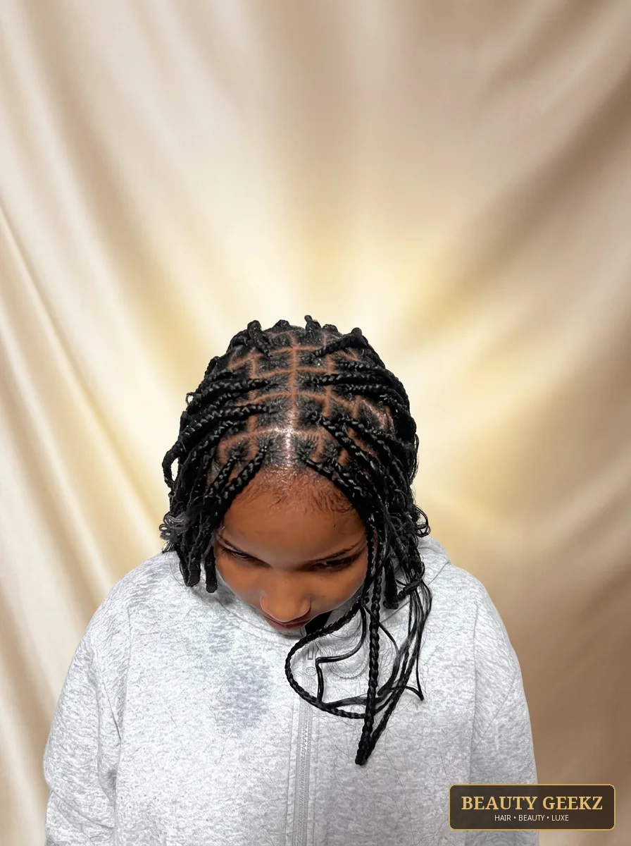 Kids box braids by Beauty Geekz
