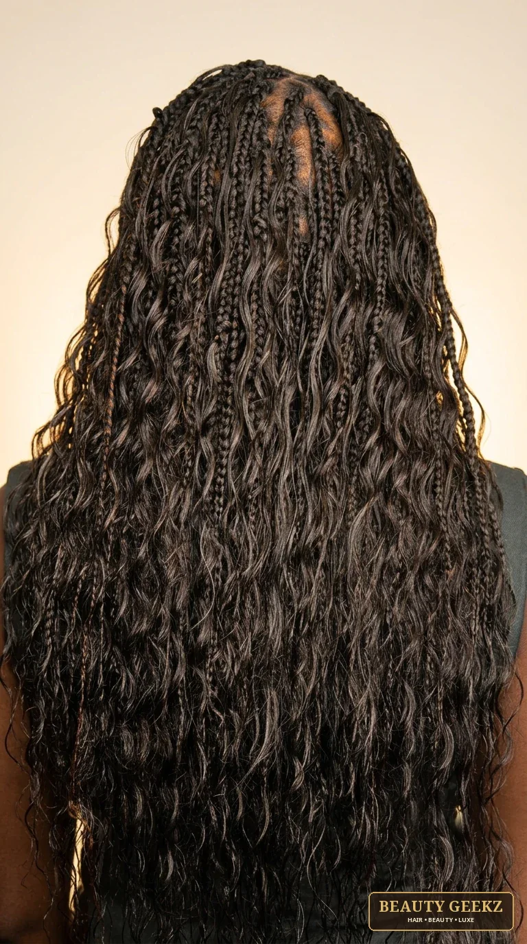 Wavy braids by Beauty Geekz