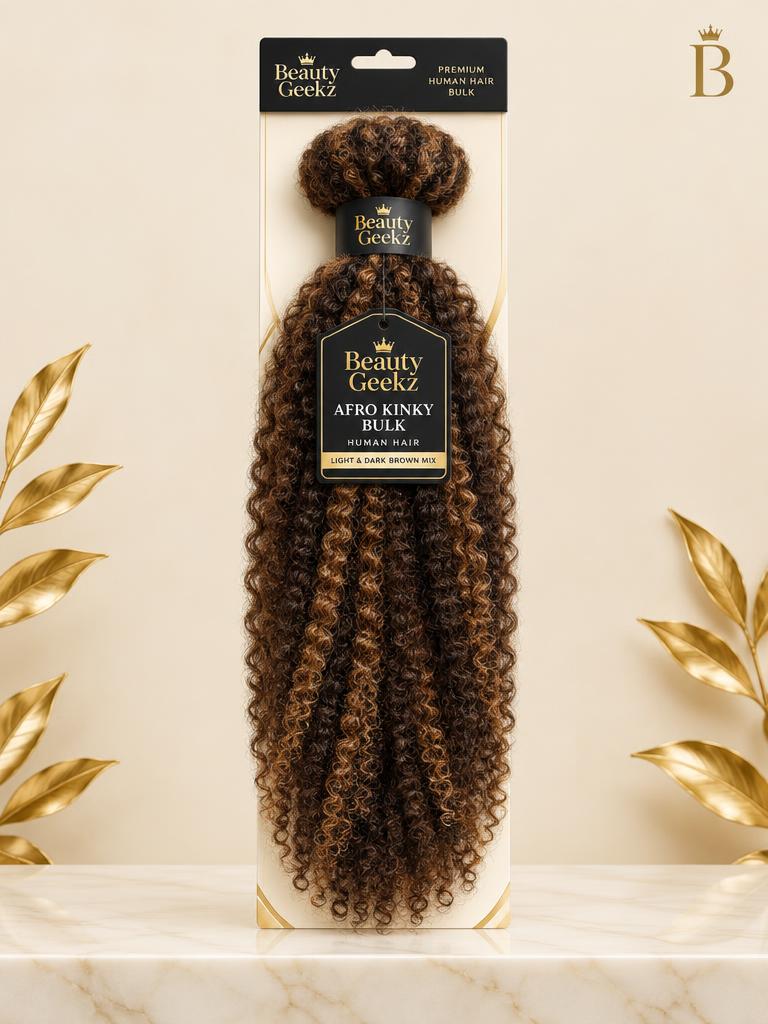 Afro Kinky Bulk Human Hair