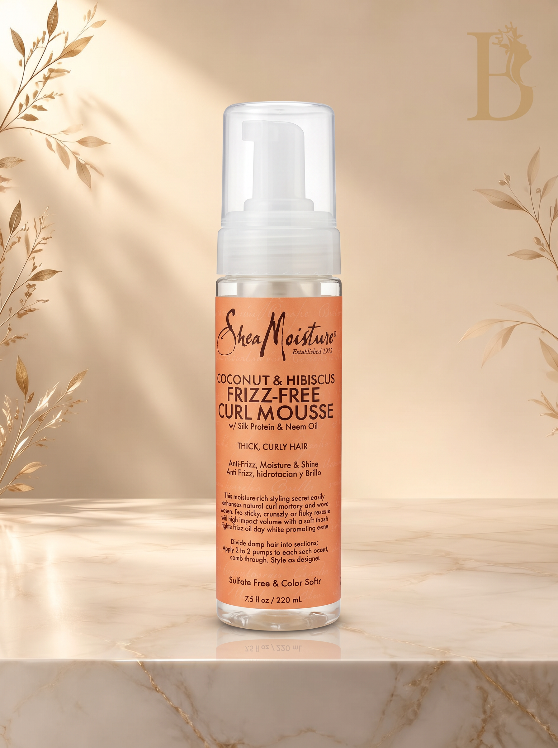 Coconut & Hibiscus Frizz-Free Curl Mousse