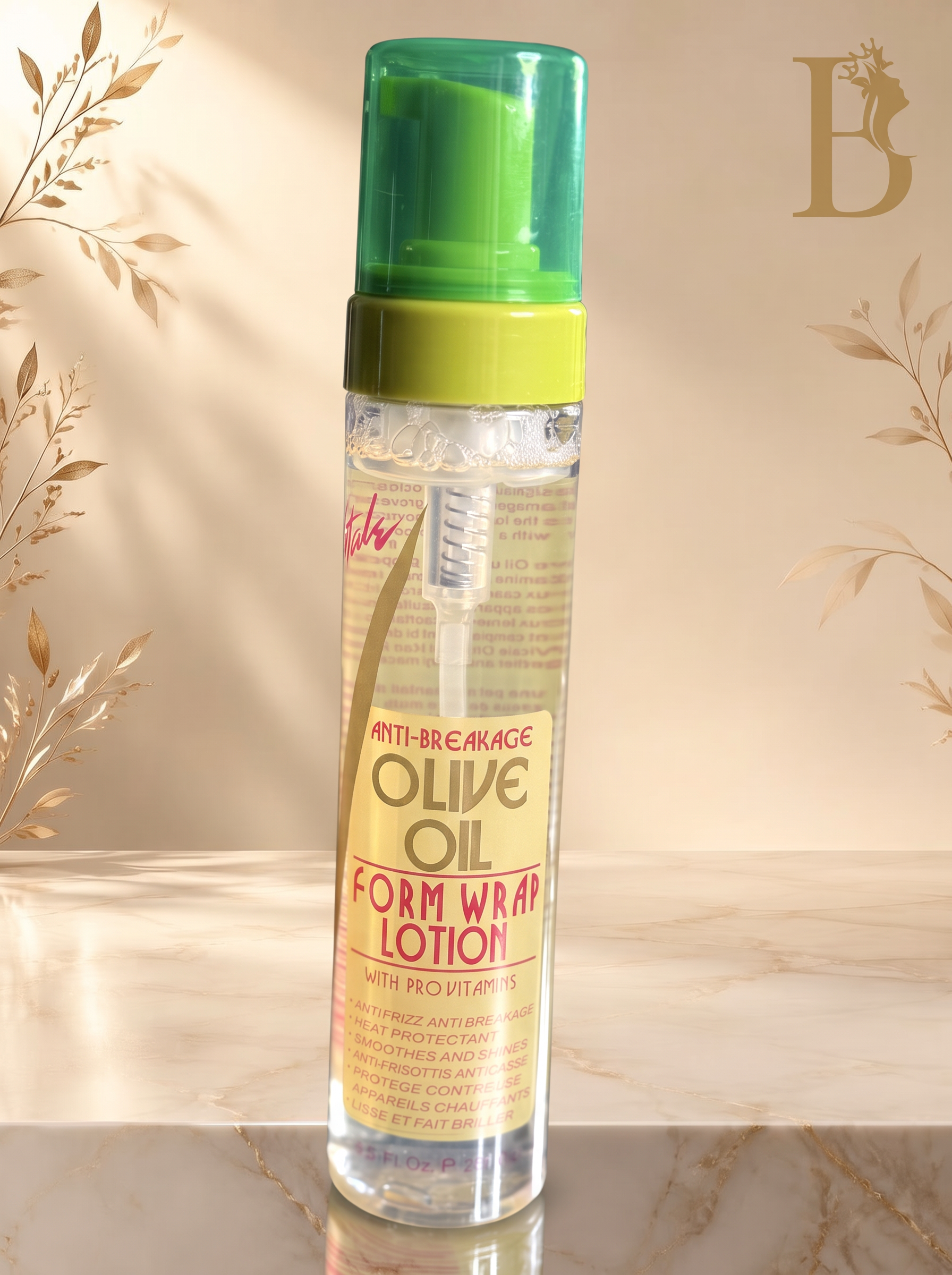 Anti-Breakage Olive Oil Form Wrap Lotion